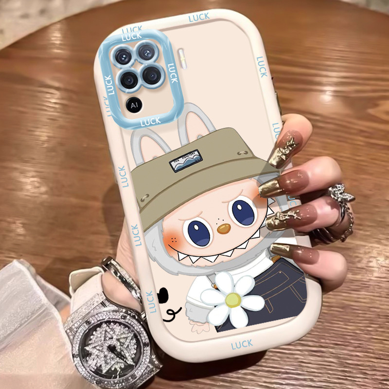 Casing Hp untuk OPPO A94 Reno 5F Reno5 F Reno 5 Lite F19 Pro Case Boneka bunga lucu populer Kesing a