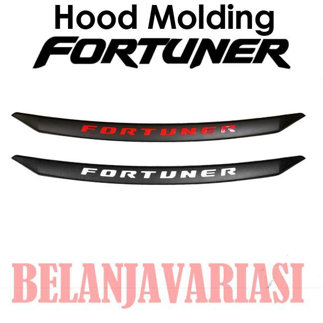 Lis Kap Mesin Fortuner 2016- Hitam