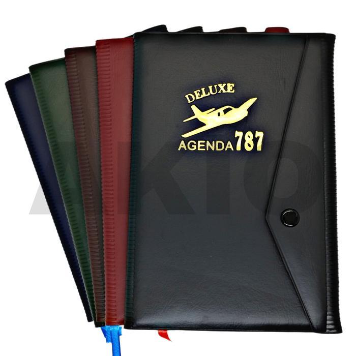 Notebook Buku Agenda 787 707 Book Kerja Besar A5 Kulit Premium Deluxe