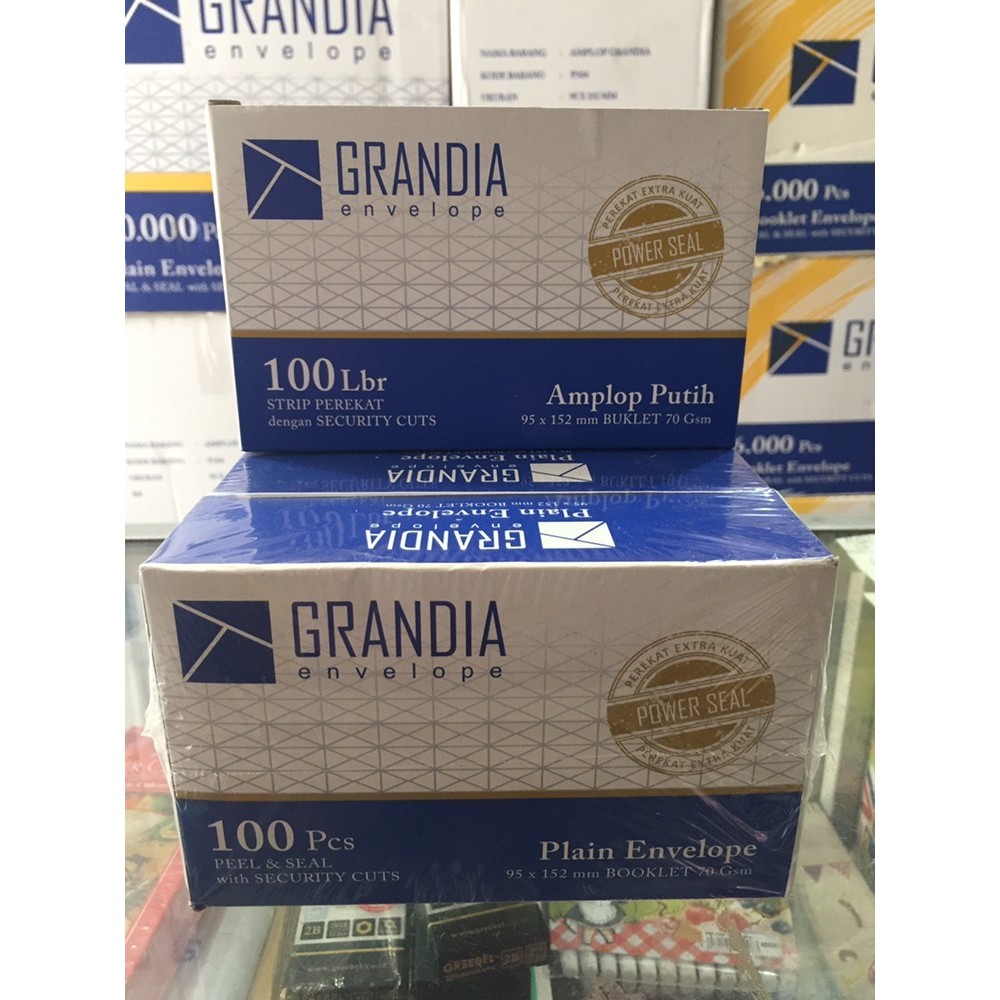 Amplop Grandia Polos 104 / Amplop Grandia Kecil / Amplop Polos Murah