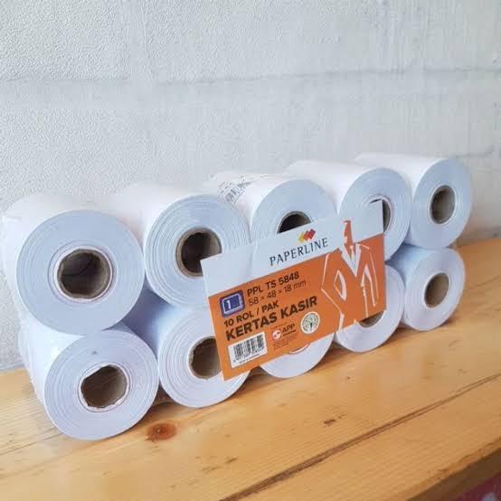 Kertas Telstruk 58X48X18Mm Paperline Kertas Kasir 1 Ply