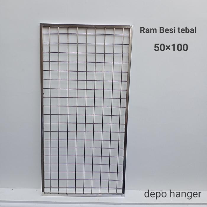 Ram Jaring besi crome/Ram Pajangan aksesoris (50100)