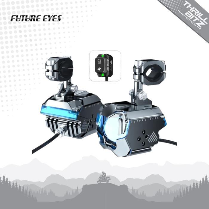 TERMURAH Future Eyes F2 Pro Auxiliary Motorcycle Light READY STOCK