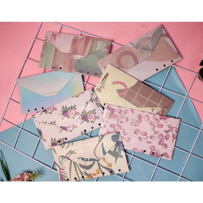 Amplop Pemisah Uang Sinking Fund Funds Isi Binder A6 Saving Challenge