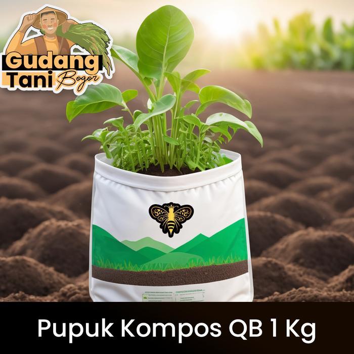 PUPUK KOMPOS QB 1 KG UNTUK MENYUBURKAN TANAMAN NUTRISI ALAMI