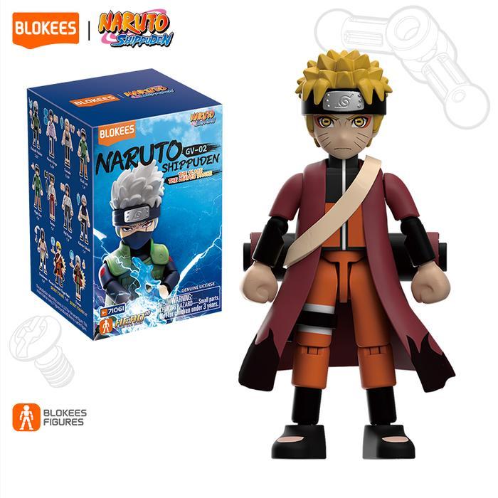 Blokees blind box Naruto GV02 mainan cowok blind box naruto figure anime anime figure cast off