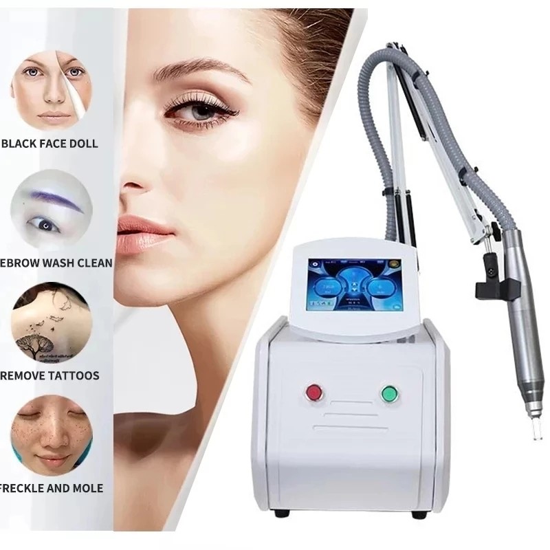 Hot sale professional picolaser laser picosecond carbon laser facial peeling machine nd yag portable