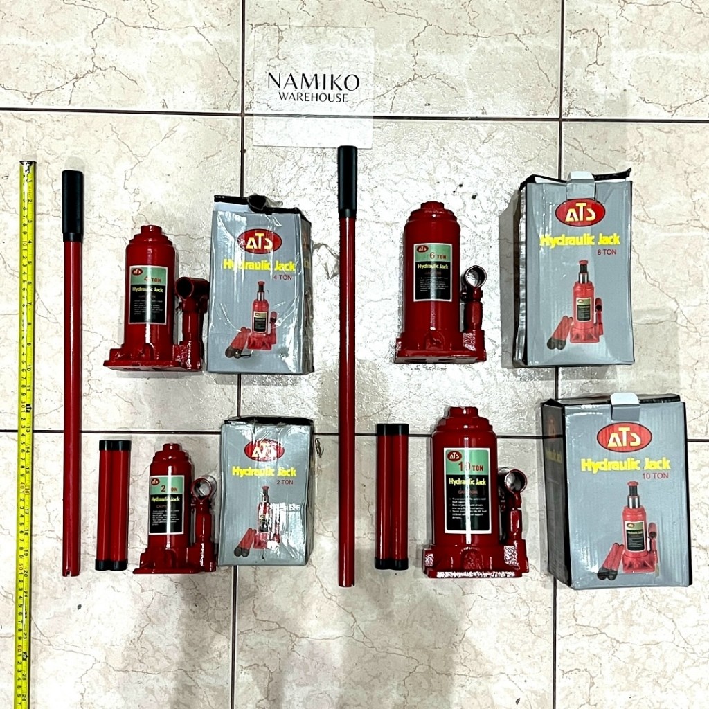 ATS Dongkrak Botol Hidrolik pengangkat Mobil 30 - 100 Ton