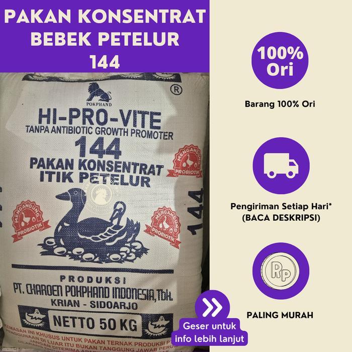Pakan Konsentrat Bebek Petelur 144 1 Kg