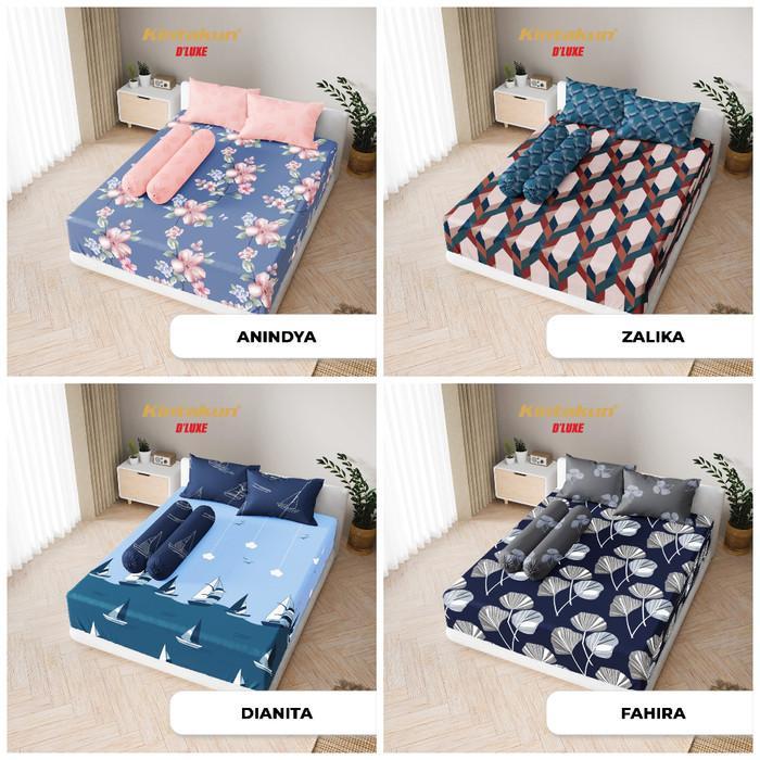 Bonita World - Sprei Super Queen Size New Edition Uk.140X200Cm Tinggi 25 Tali Karet