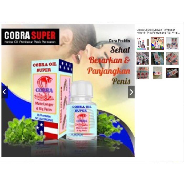 PROMO  NEW  Cod Cobra oil original asli pembesar pria terapi oles ampuh murah Ready Kak
