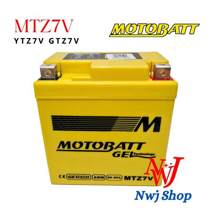 Aki Kering Motor Mtz7V Ytz7V Gtz7V Ytz8V Ytx7L Motobatt