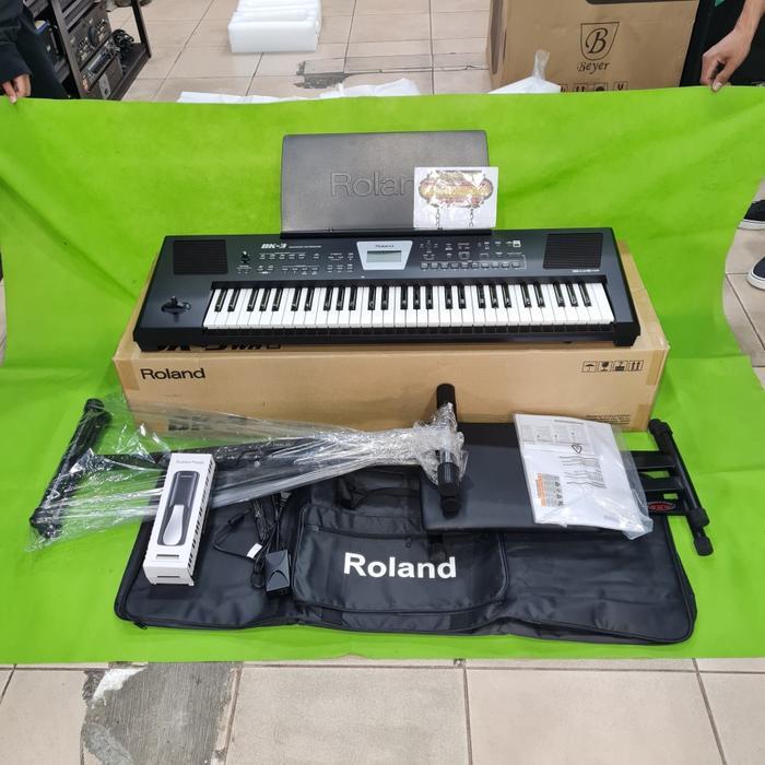Roland Bk3 Bk-3 Bk 3 Backing Keyboard Paket Co