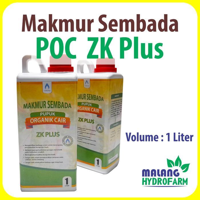 Pupuk Organik Cair ZK Plus 1 L POC organic alami makmur sembada hydro