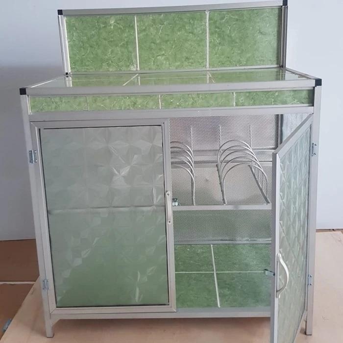 Rak Meja Kompor / Rak Serbaa / Rak Dispenser Keramik 2 Pintu