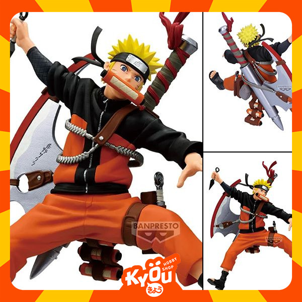 Vibration Stars Figure Uzumaki Naruto - Naruto 72 Series, 33 Ver. Naruto Shippuden (16cm)