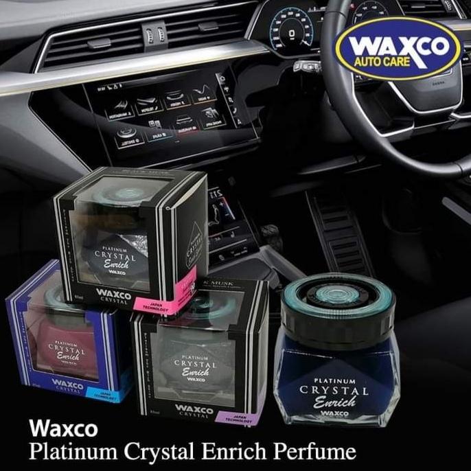 Parfum / Pewangi Mobil Waxco Black Musk Crystal Glass 85Ml