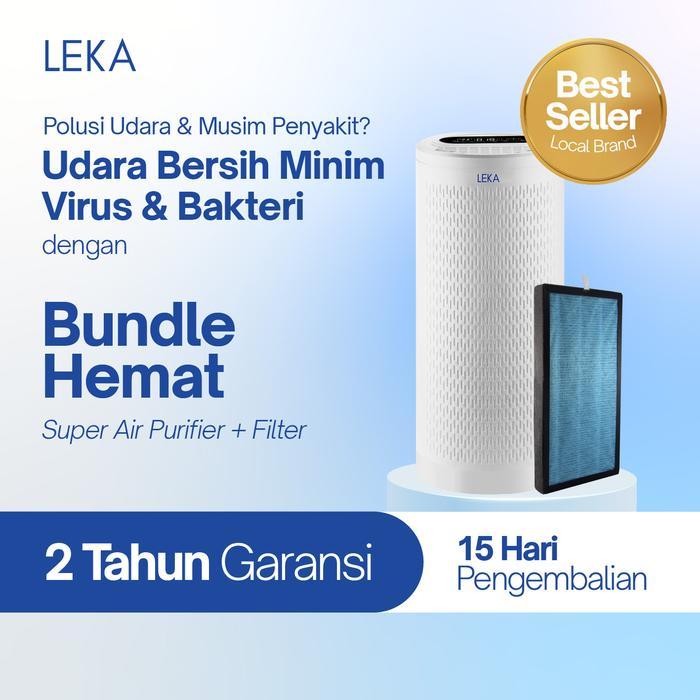 LEKA - Bundle Hemat AP8000 Super Air Purifier + Filter