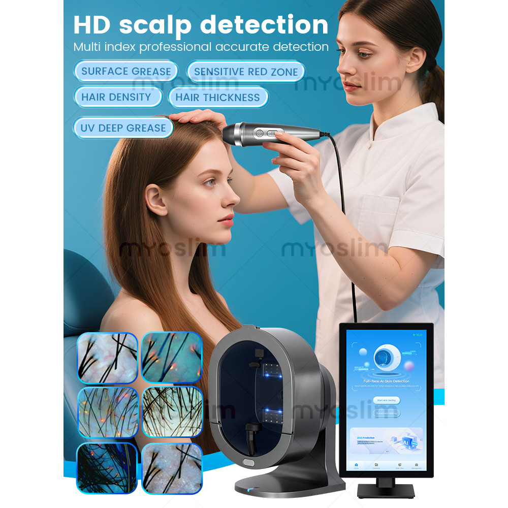 New 3D facial skin analyzer AI skin analyzer facial scalp analyzer skin analysis scanner