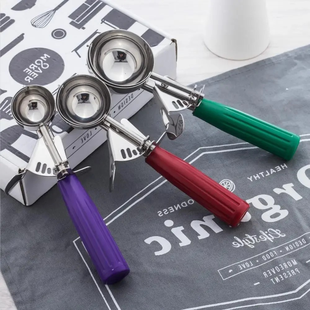 Ice Cream Scoop Stainless Steel Ice Cream Spoons Digger Fruit Baller Scoop Ice Cream Maker Scoop