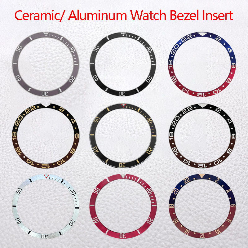 37.2*31.4Mm Aluminum Ceramic Slope Watch Bezel Insert For Tudor Black Bay Grantour Sub Gmt Grantour