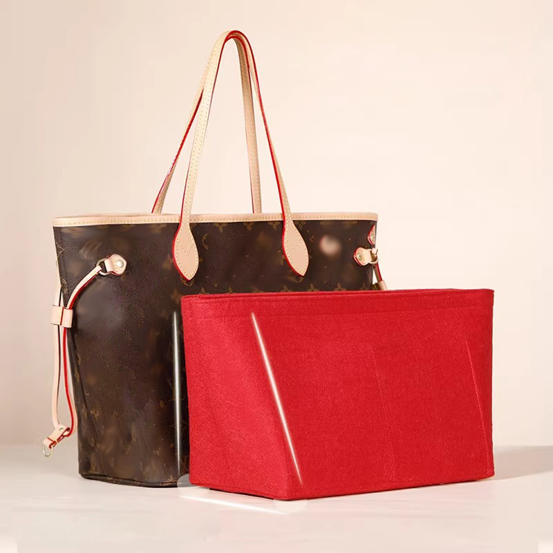 For LV Neverfull MM Purse Organizer Insert for Handbags, Felt Bag Organizer for Tote & Purse, Tote
