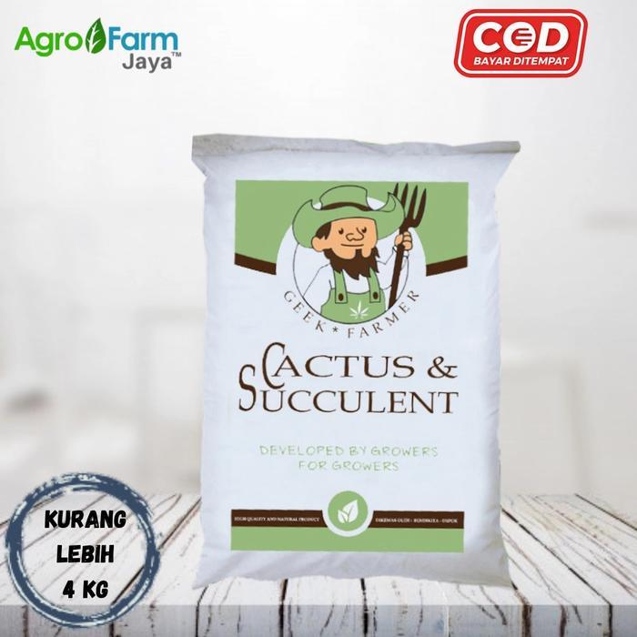 MEDIA TANAM KAKTUS DAN SEKULEN (GEEK FARMER)
