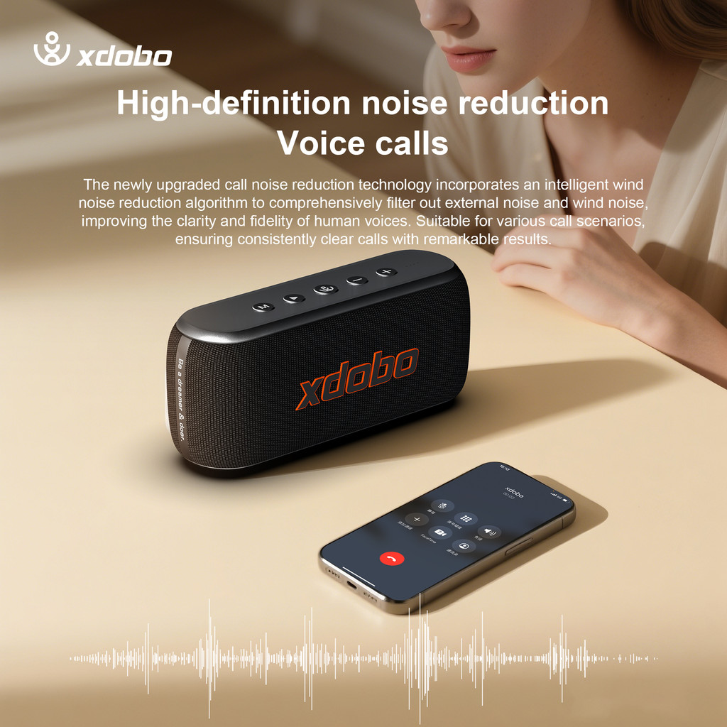 60W Soundbar XDOBO X8IV Wireless Subwoofer Bluetooth Speaker 8000mAh Deep Bass Outdoor Smart Phone