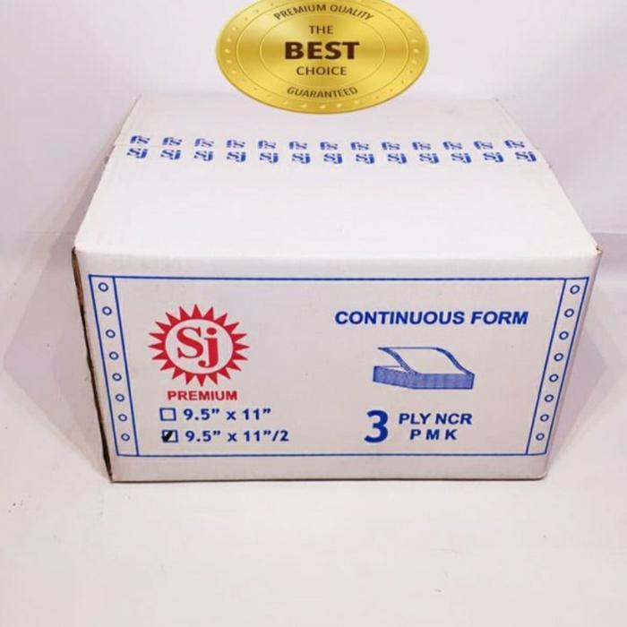 Kertas Continuous Form 3 Ply 9.5X11..Sj Premium