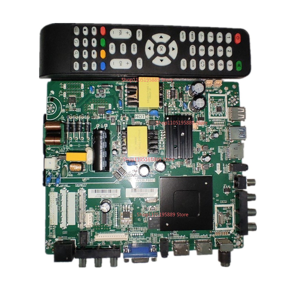 For TP.HV530.PB801 4K network WiFi TV motherboard 42---55inch Universal main board with remote