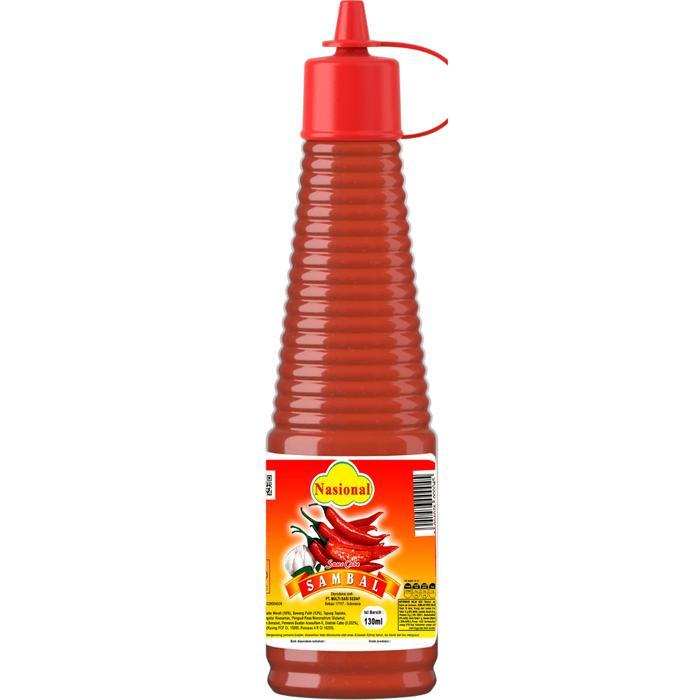 "New" Saos Sambal Nasional Botol / Saos Pedas 130 ML