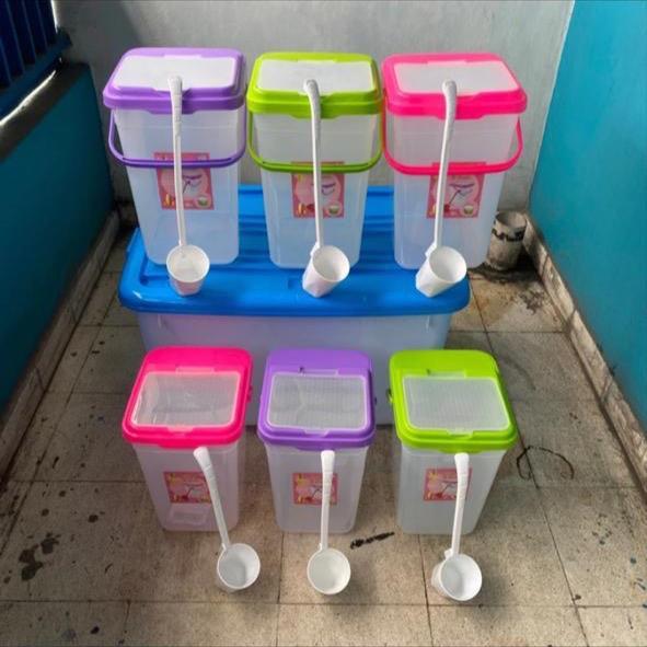 TEMPAT ES BUAH/ TOPLES MINUMAN + GAYUNG/ TEMPAT ES BUAH 25L 15L PLASTIK