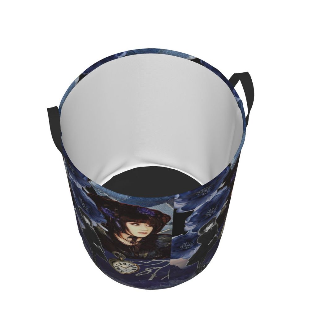 Laundry Collector Malice Mizer Visual Kei Japanese Rock Band Gothic Folding Laundry Basket Baby