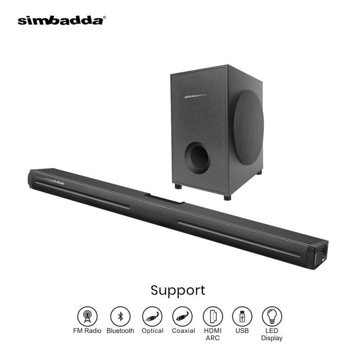 Simbadda Cst 906N+ / Cst906+ Soundbar Wireless Bluetooth Home Theater