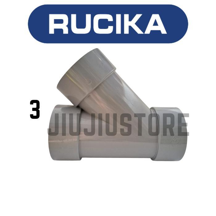 RUCIKA Y 3" D RUCIKA Y BRANCH PVC 3" D RUCIKA SAMBUNGAN Y 3 INCH D