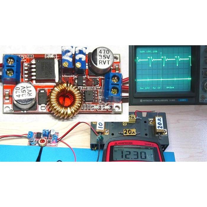 MNTB" LITHIUM BATTERY CHARGER XL4015 CC CV STEP DOWN BUCK DC 5A ADJUSTABLE