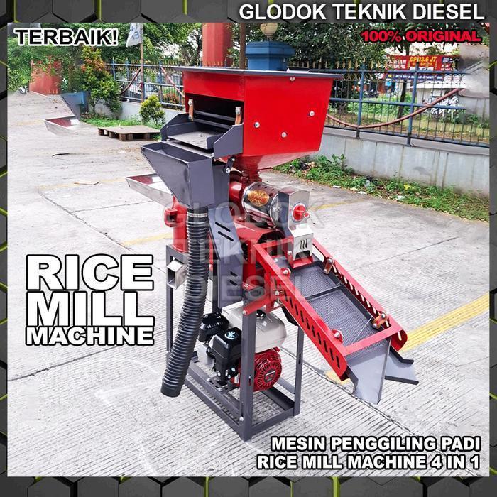 Gilingan Padi Kombinasi 4in1 Mahkota KD 820 PRO C / KD-820 Pro C ORIGINAL TERBAIK - BADJA, TANPA PEN