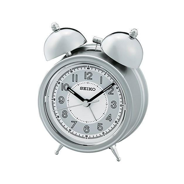 Jam Meja Weker Seiko Kring Original Ori QHK035S QHK035 S QHK 035S 035