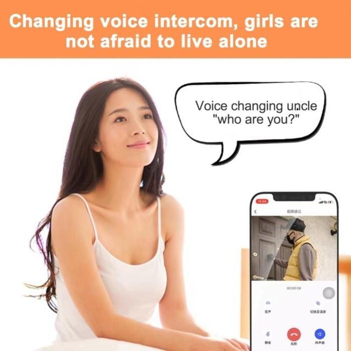 BEL RUMAH KAMERA WIRELESS WATERPROOF BELL RUMAH CAMERA CCTV BEL PINTU