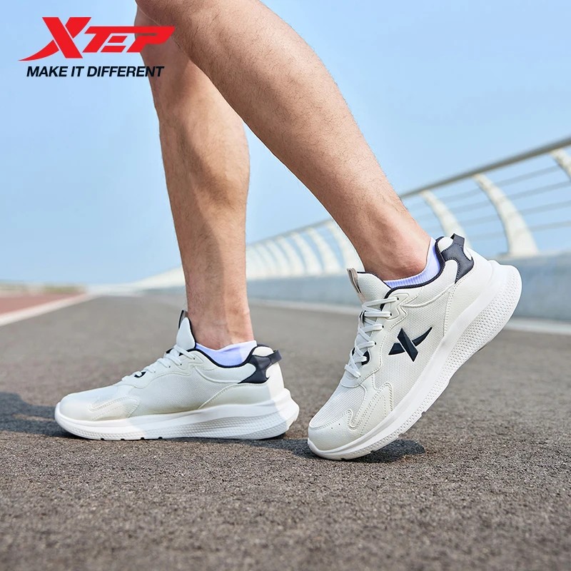 XTEP RUNNING SHOES MEN'S SUMMER MESH BREATHABLE WEAR-RESISTANT SPORTS LIGHTWEIGHT YOUTH CASUAL