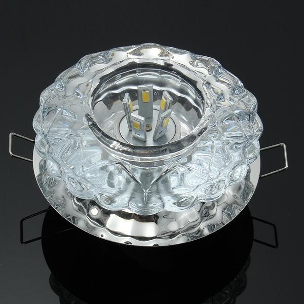 MODERN 5W CRYSTAL CEILING LIGHT FIXTURE FLUSH MOUNTED PENDANT