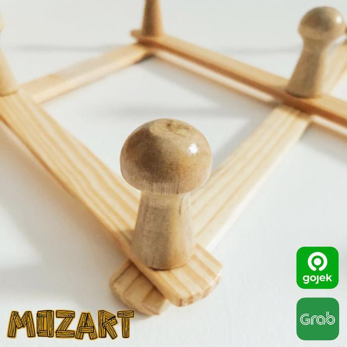 Gantungan Baju Kayu Lipat / Wall Hanger / Hanger Kayu / Stand Hanger Pasti Promo