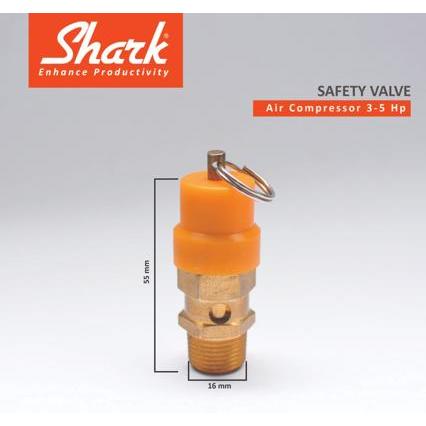 Safety Valve kompresor Shark 3-10Hp