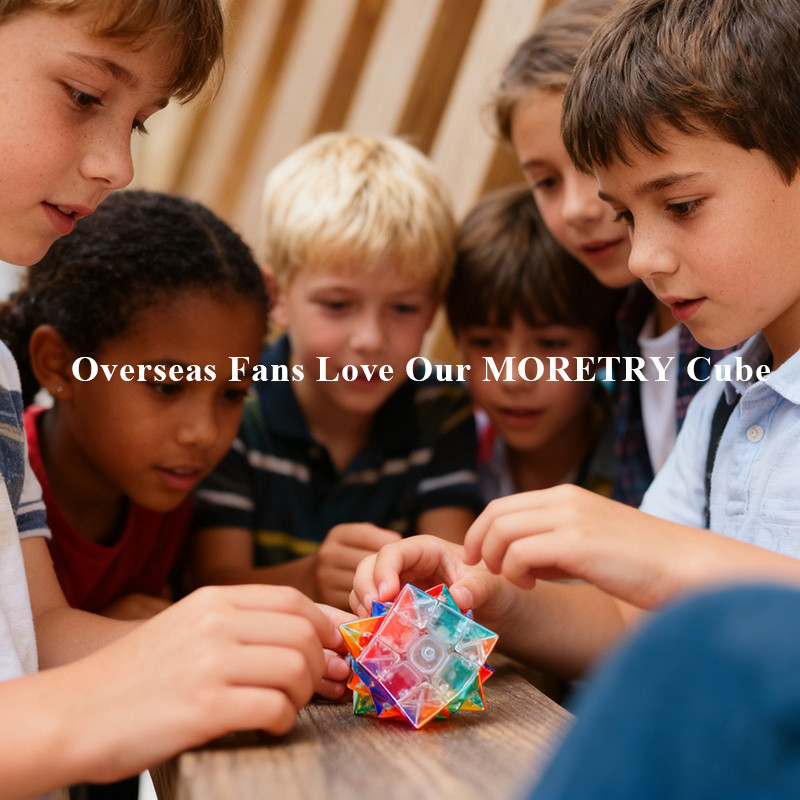 Transparent Colored 3X3 Professional Cube Zero Delay Ultra-Fast Turning Magic Cube Puzzle Kid Toy