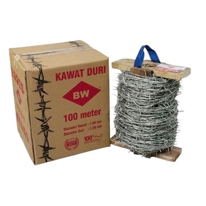 Best Seller Kawat Duri Pagar Galvanis Panjang 100 Meter Original