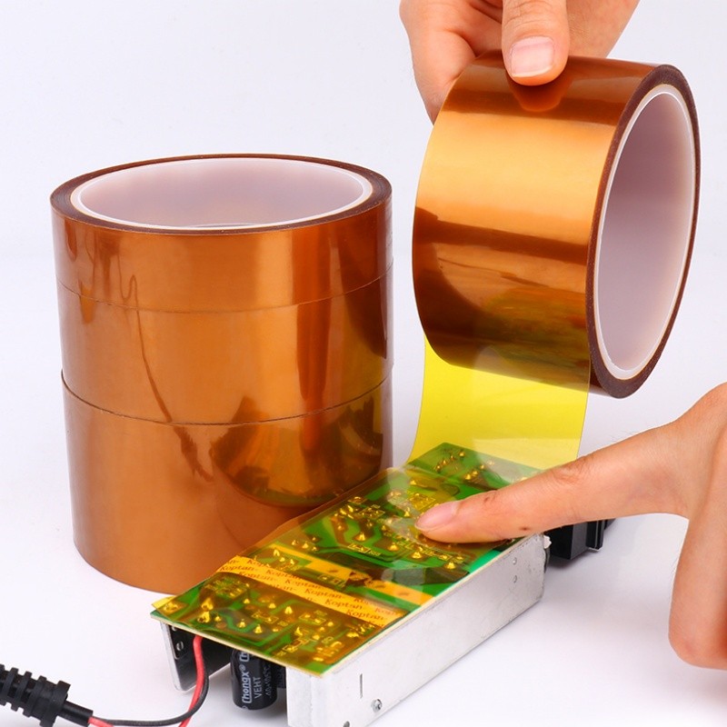 Kapton Tape, Double-sided Adhesive High Temperature Heat Resistant Polyimide Film Lithium Battery
