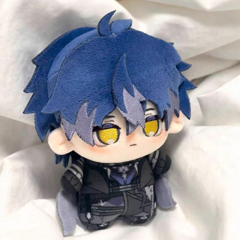 Anime Genshin Impact Dolls Neuvillette Wriothesley Furina Plush Keychain for Backpack Hanging