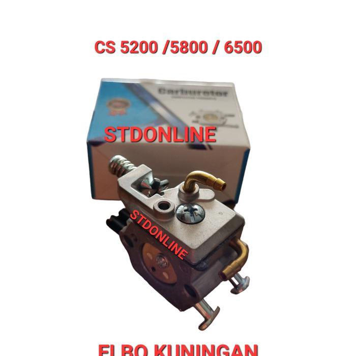 Karburator Mesin Gergaji Kayu CS5200 /CS5800/ 6800 / Chainsaw kuningan
