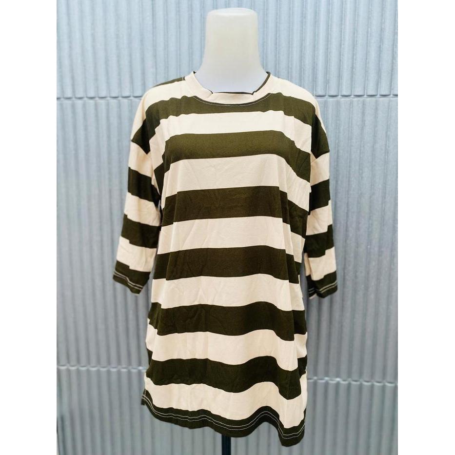Kaos Tunik Wanita Jumbo 3/4 Kaos Tunik Jumbo