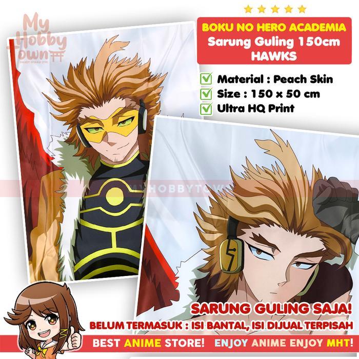 Sarung Bantal Anime Dakimakura Boku No Hero Academia : Hawk